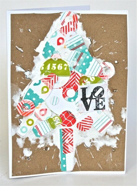 Love Christmas Tree Card