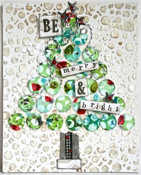 Be Merry &amp; Bright - canvas