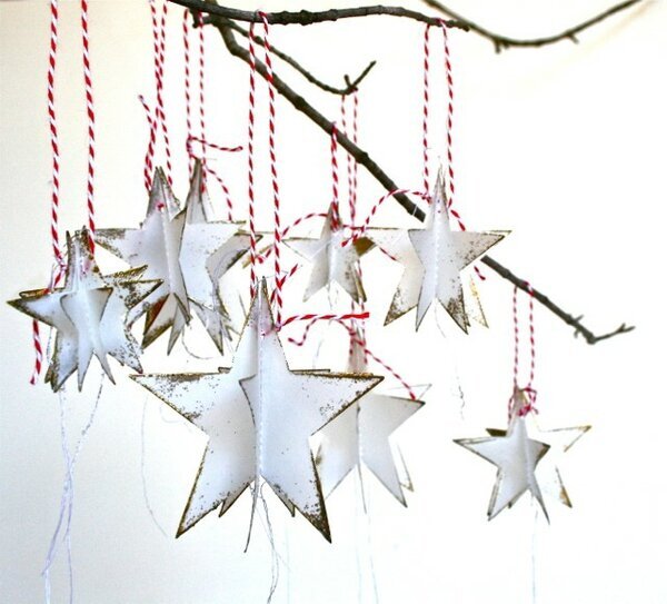 Vellum Star Ornaments