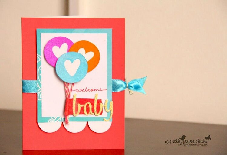 Cute Welcome baby card