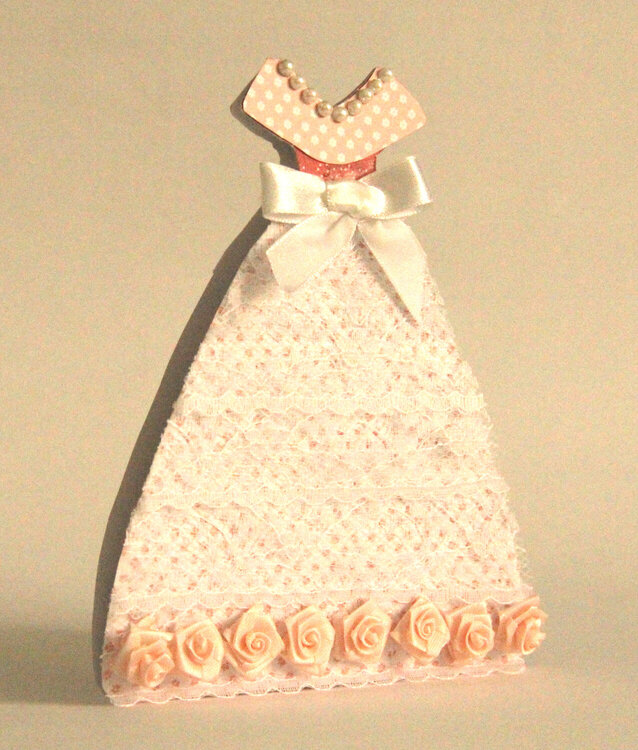 Handmade dress card