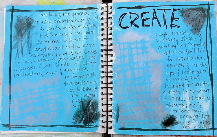 Create Art Journal Page