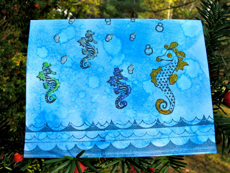 Seahorse Card