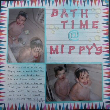 Bath Time @ Mippy's