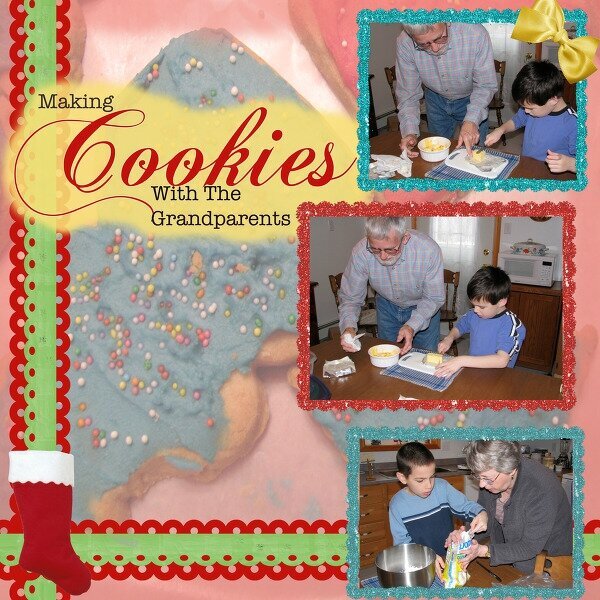 Making Cookies With The Grandparents