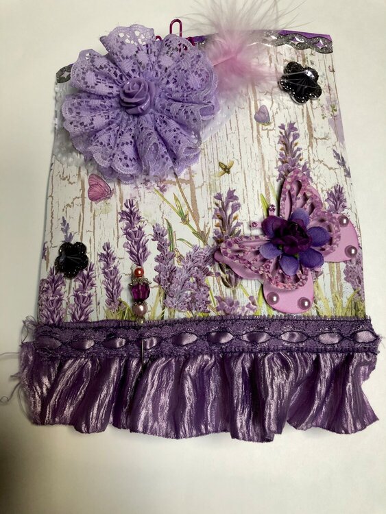 Stamperia lavender glassine bag