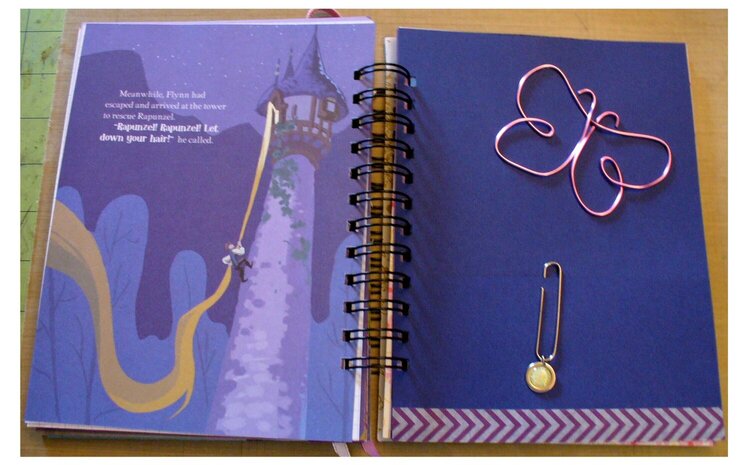 Tangled Spiral Notebook Page