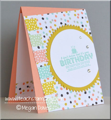 DIY: Birthday Card (Using Sweet Sorbet)