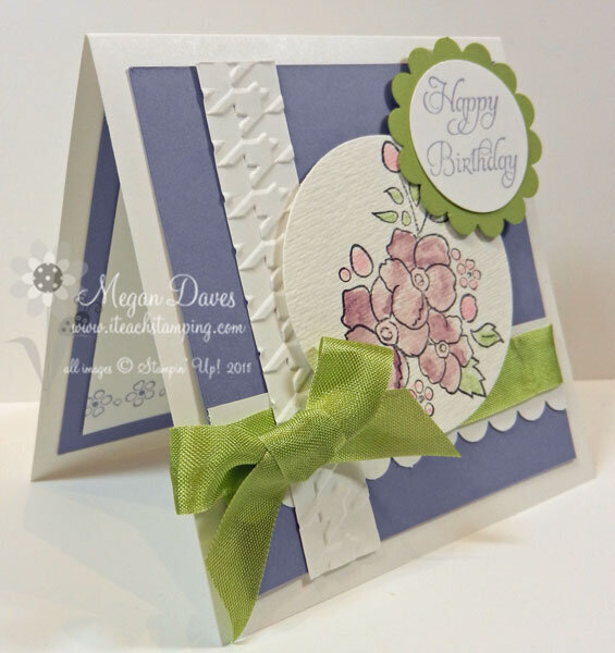 Stampin&#039; Up!&#039;s Bordering On Romance