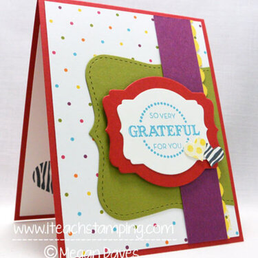 So Very Grateful For You Card