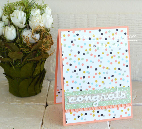 DIY Card Making: Quick &amp; Easy Congratulations Card