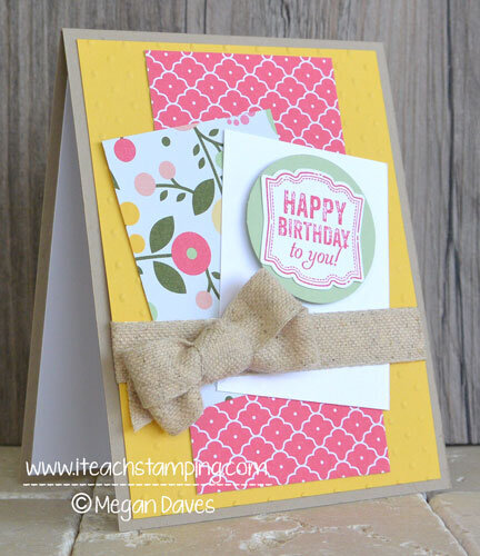 Hand Made Birthday Card (Label Love)