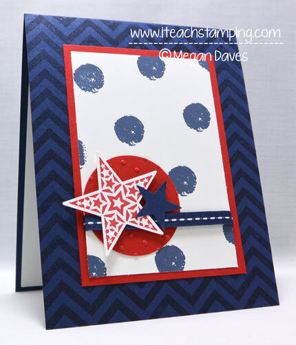 Red, White and Blue Greeting Card (Memorial Day)