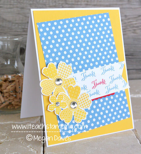 DIY Card: Thank You Card With Stampin Up! Stamps