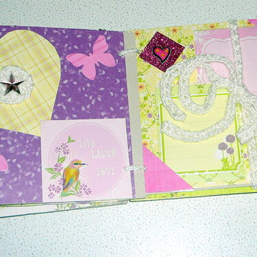 my spring mini-book 6 by 6