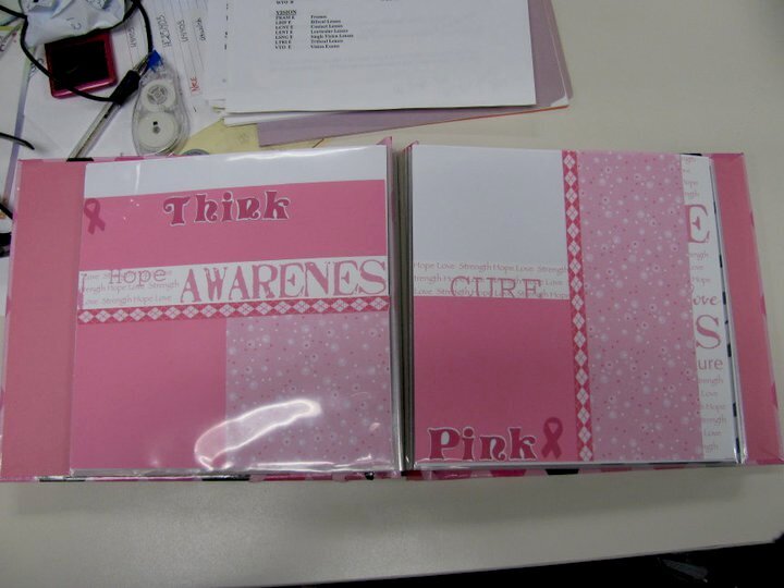 Breast Cancer Awareness 6x6 album I donated