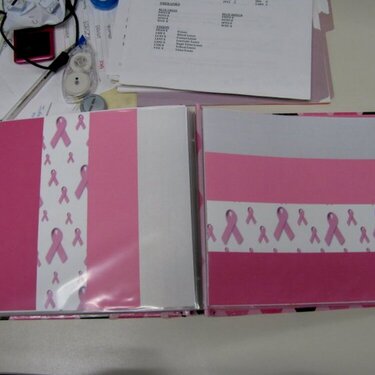 Breast Cancer Awareness 6x6 album I donated
