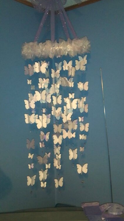 Butterfly chandelier