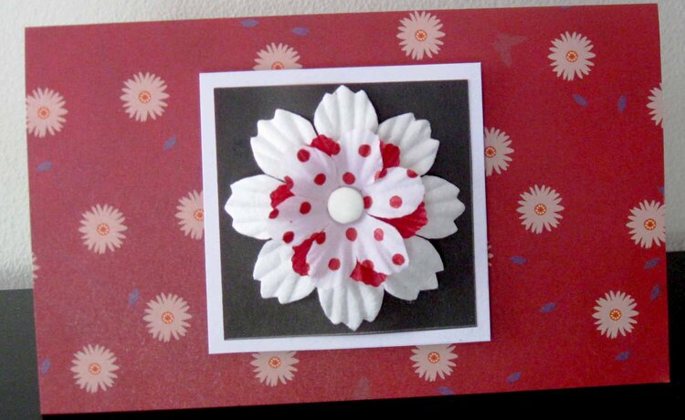 Flower card