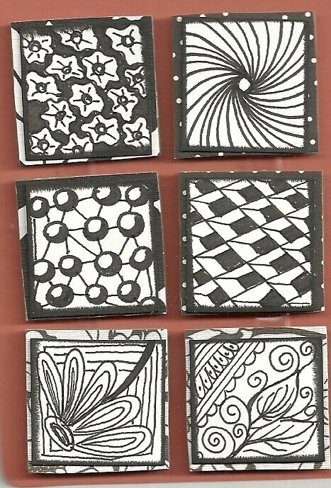 zentangle inchies