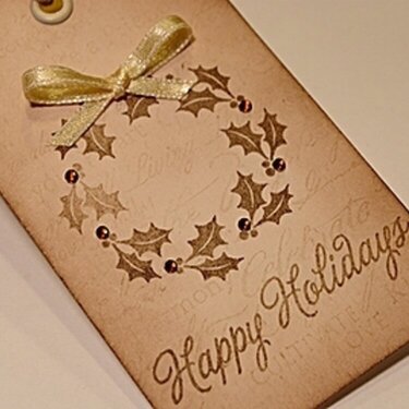 Holiday tag