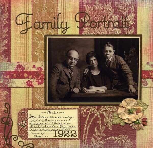 Family Portrait:  1922