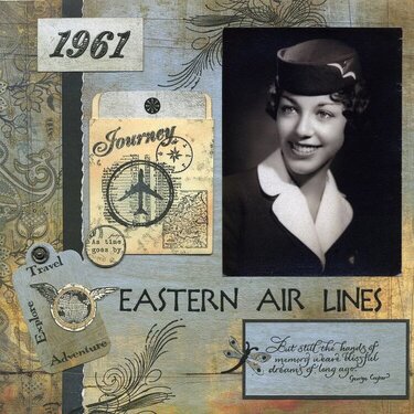 Vintage Flight Attendant - It&#039;s ME &lt;gasp&gt; in 1961