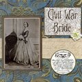 Civil War Bride...Heritage Challenge #1
