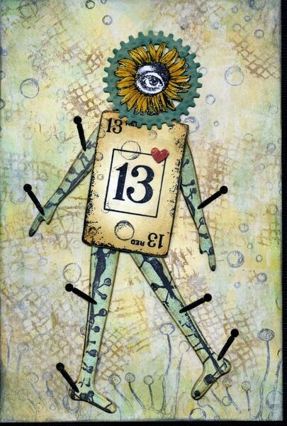 Voodoo Doll Stamped Challenge