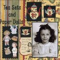 Tea Sets and Paper Dolls ~ 1947 - Heritage Challenge