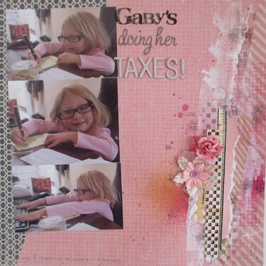 Gaby&#039;s Doing Her Taxes!