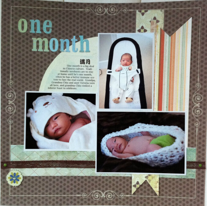 Baby one month