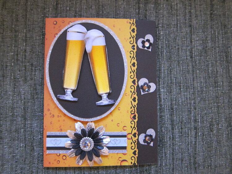 Beer Wedding Card
