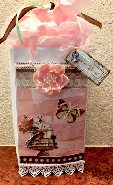 Bird and Butterfly Gift Bag