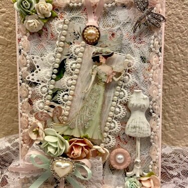 Shabby Chic Altered Canvas