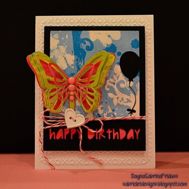 A Butterfly Birthday Card