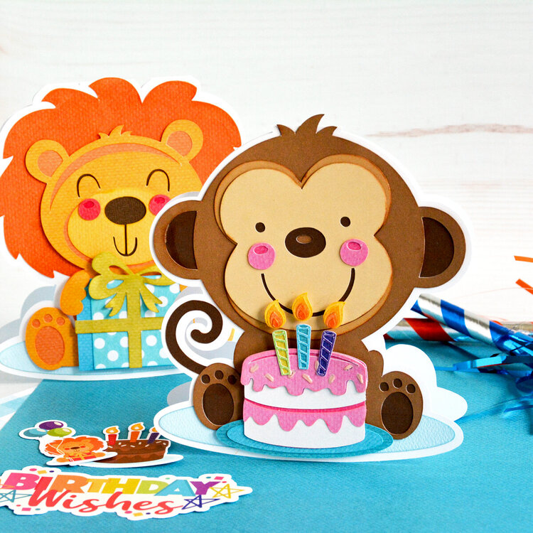 Birthday Wishes Shaped Cards