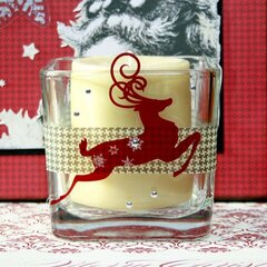 Reindeer candle