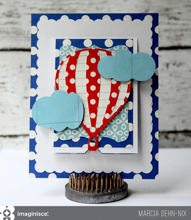 Hot Air Balloon Card