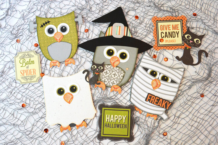 Halloween Shaped Cards - Jillibean Soup