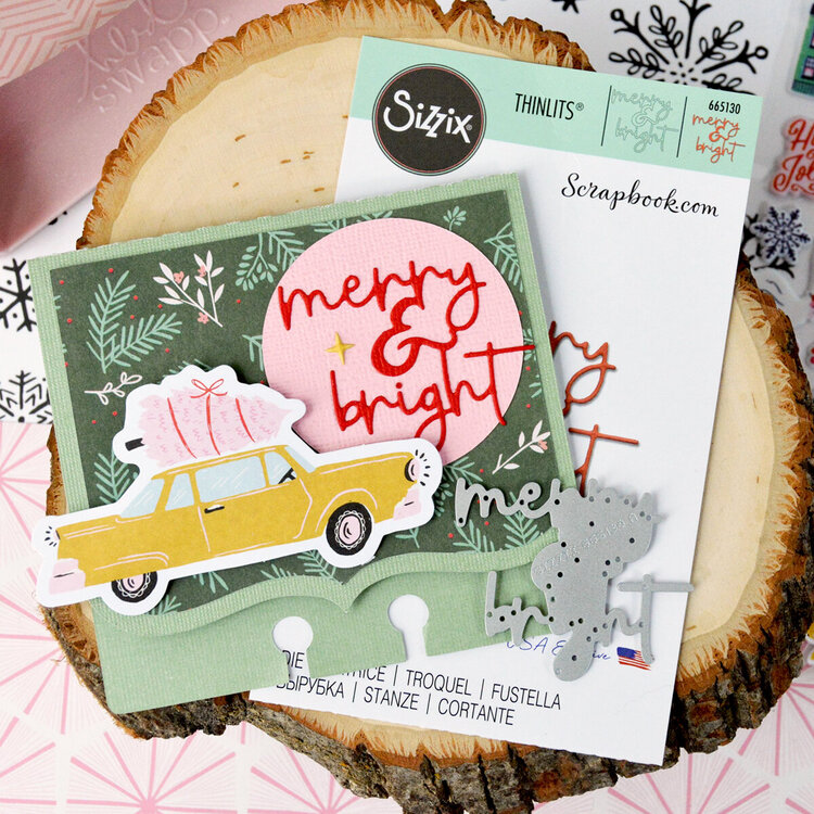 Merry &amp; Bright Memorydex card