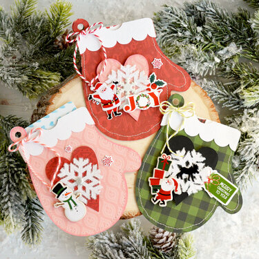 Holiday Mitten Gift Card Holders