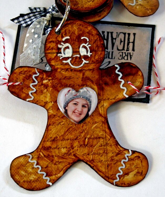 Gingerbread Man Keychain Mini Album (more)