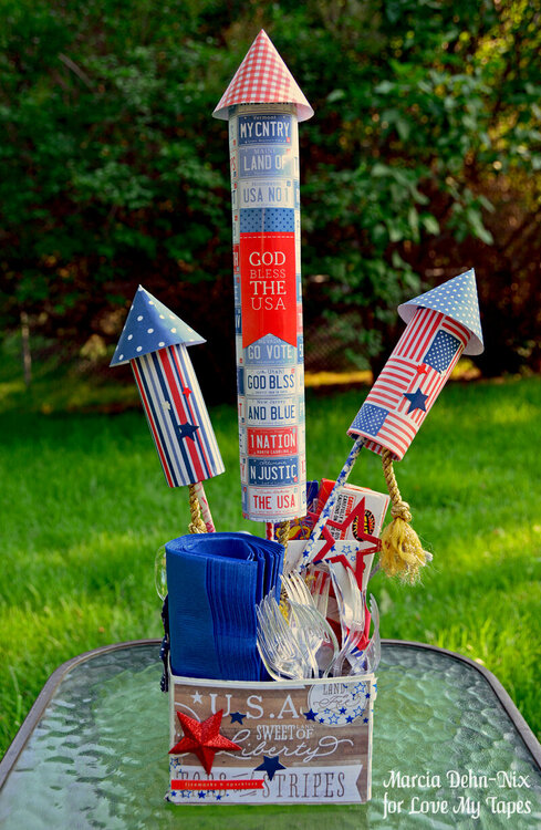 Fourth of July Picnic Caddy