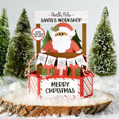 Santa's Workshop Christmas Card