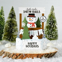 Fresh-Made Snowball Stand Holiday Card