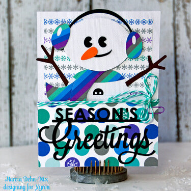 Season&#039;s Greetings gift card holder