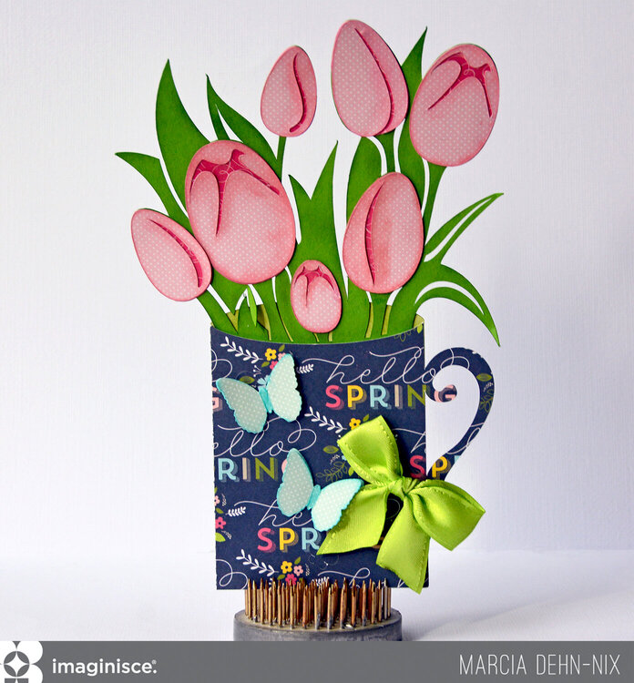 Welcome Spring - Tulips Card