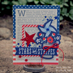 Stars and Stripes card