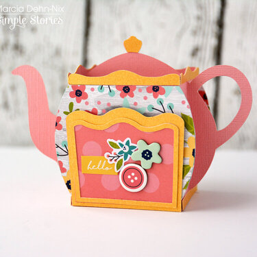 Domestic Bliss Teapot Box Card